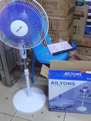 AILYONS 16" Standing Fan – Blue (Brand New)