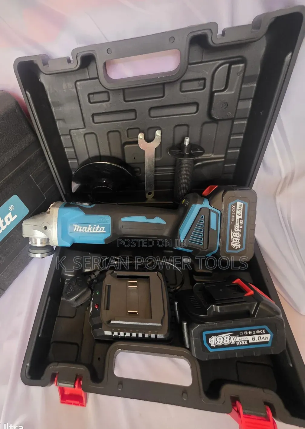 Heavy Duty 198v Brushless Angle Grinder/Angle Grinder