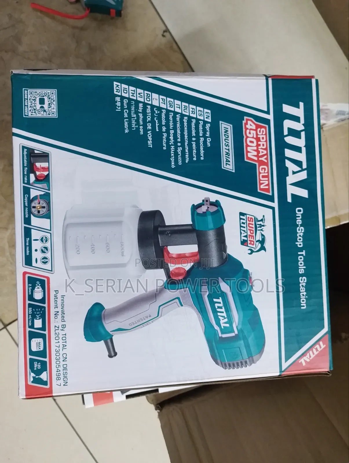 Heavy Duty Total Spray Gun/450w Spray Gun