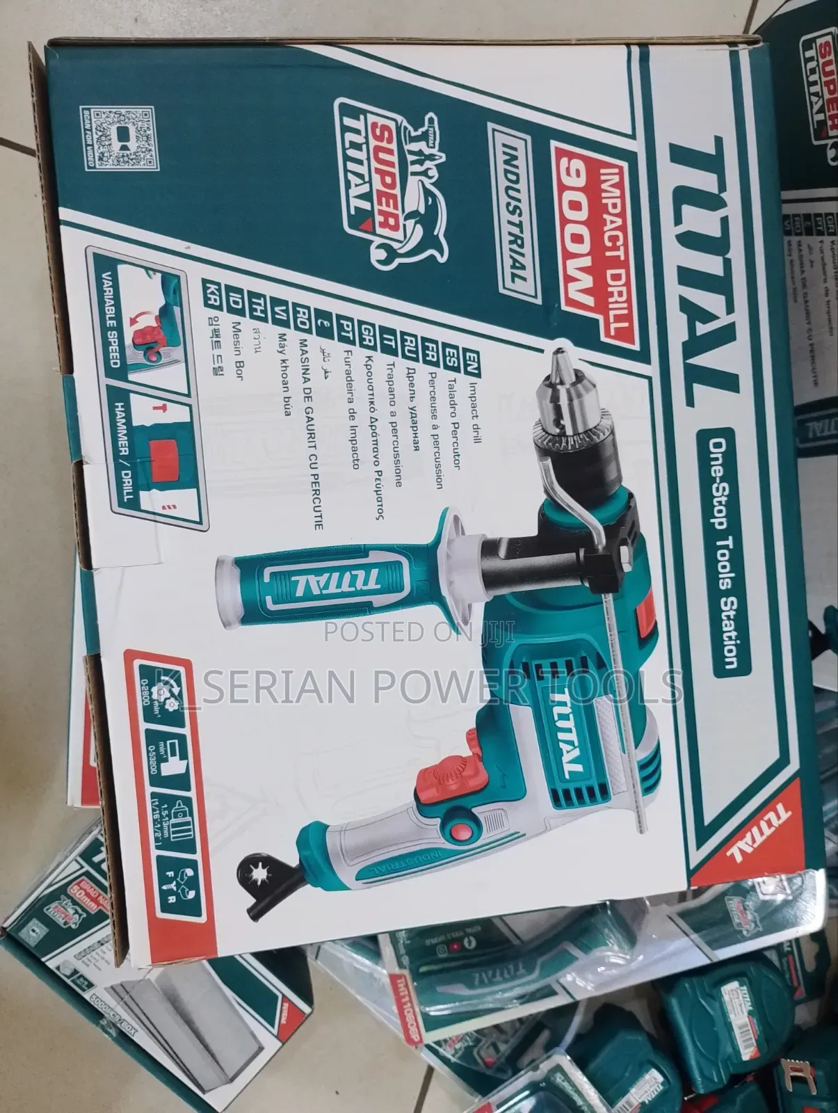 Total Impact Drill 900w/Impact Drill