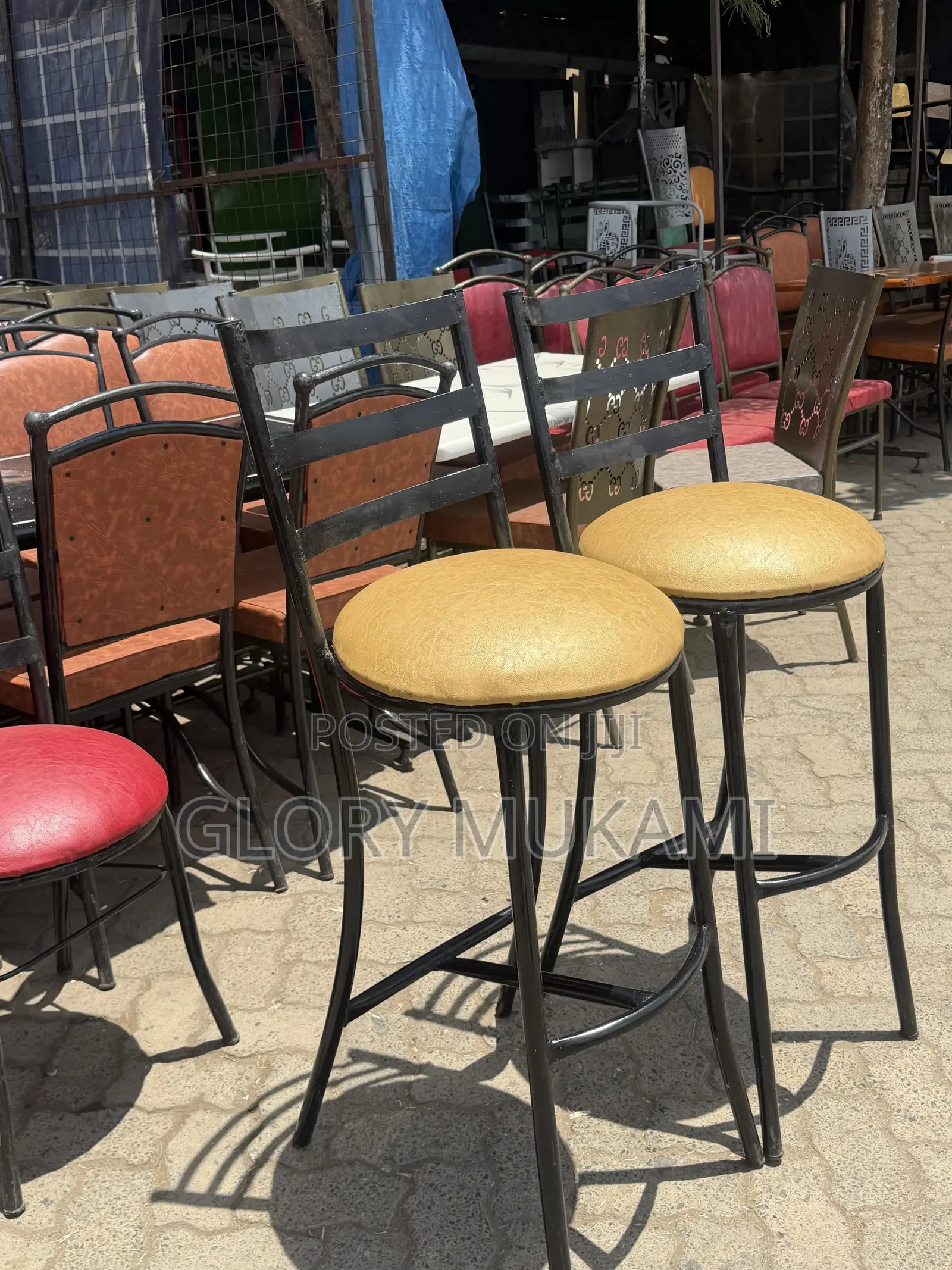 High Bar Gold Sinatabu Chairs