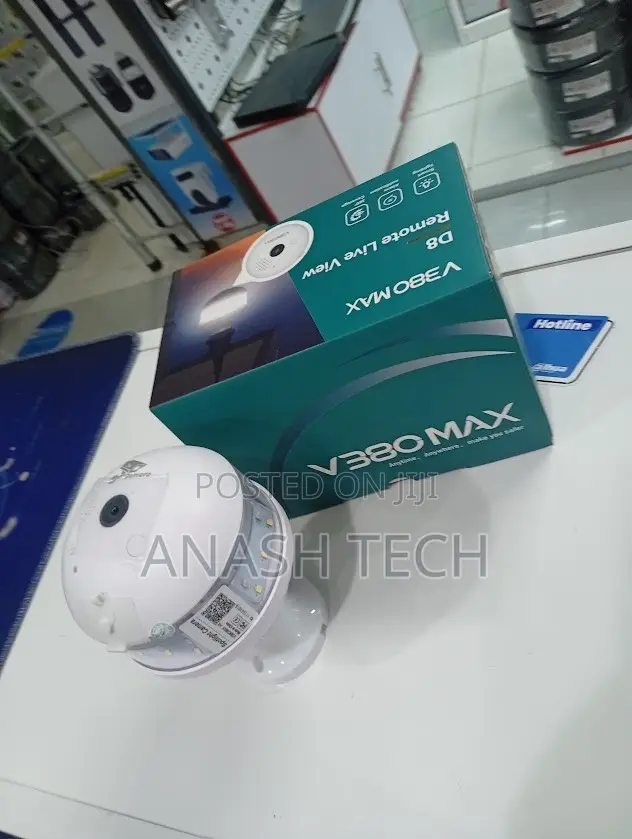 V380 Max D8 ~Smart Bulb Camera Duo Lens