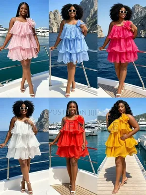 Ruffle Tiered Mini Dress. Sun/Summer Dress