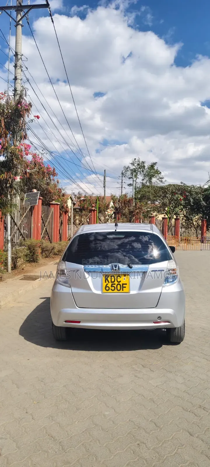 Honda Fit 2012 Silver