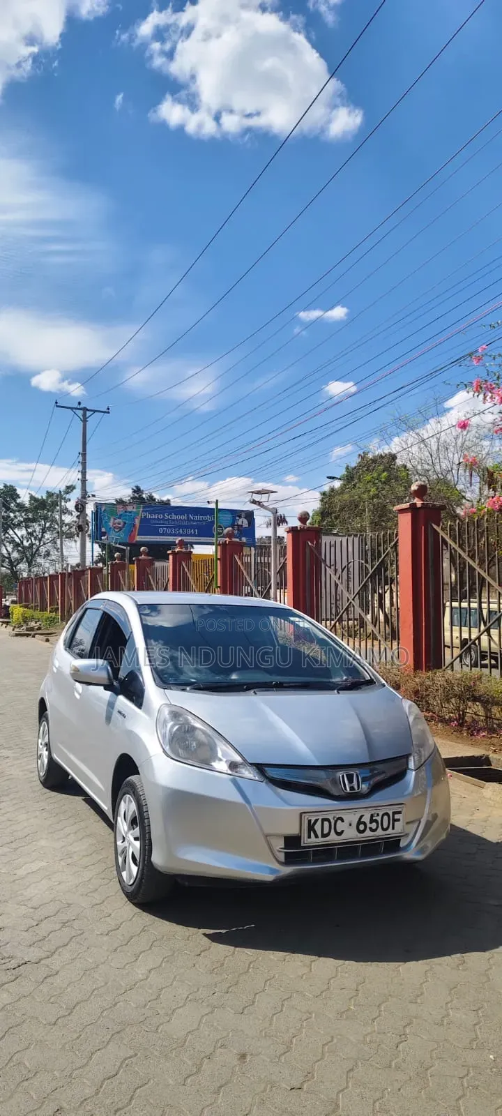 Honda Fit 2012 Silver