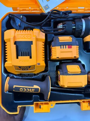 INGCO Cordless Drill Impact Drill 166Nm, Brushless