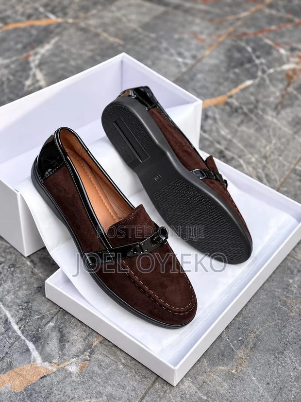 Suede Unlaced Brogues - thumbnail 2