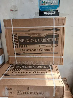 4U Wall Mount Data Network Rack Cabinet 530x400x240mm