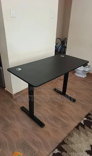 Black and White Electric Adjustable Office Desk 1.2m