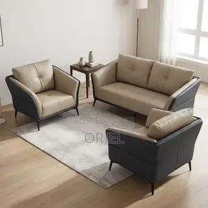 Office Sofa : Executive Five-Seat Home Office Lounge Couch