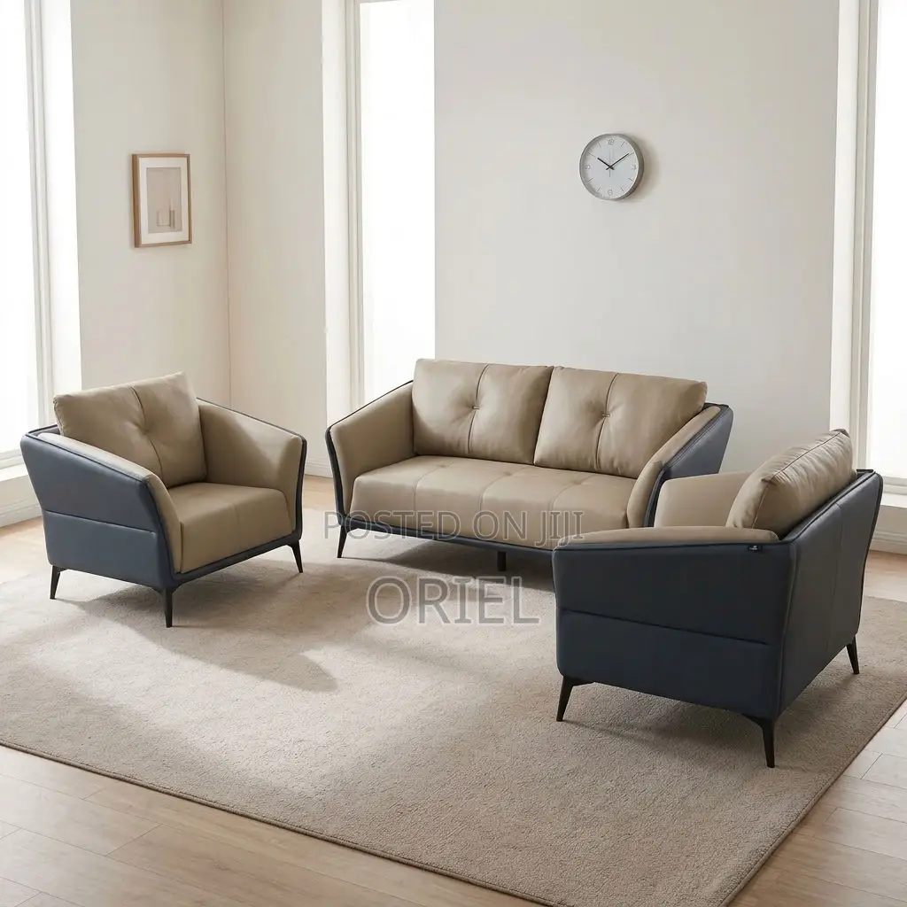 Office Sofa : Executive Five-Seat Home Office Lounge Couch