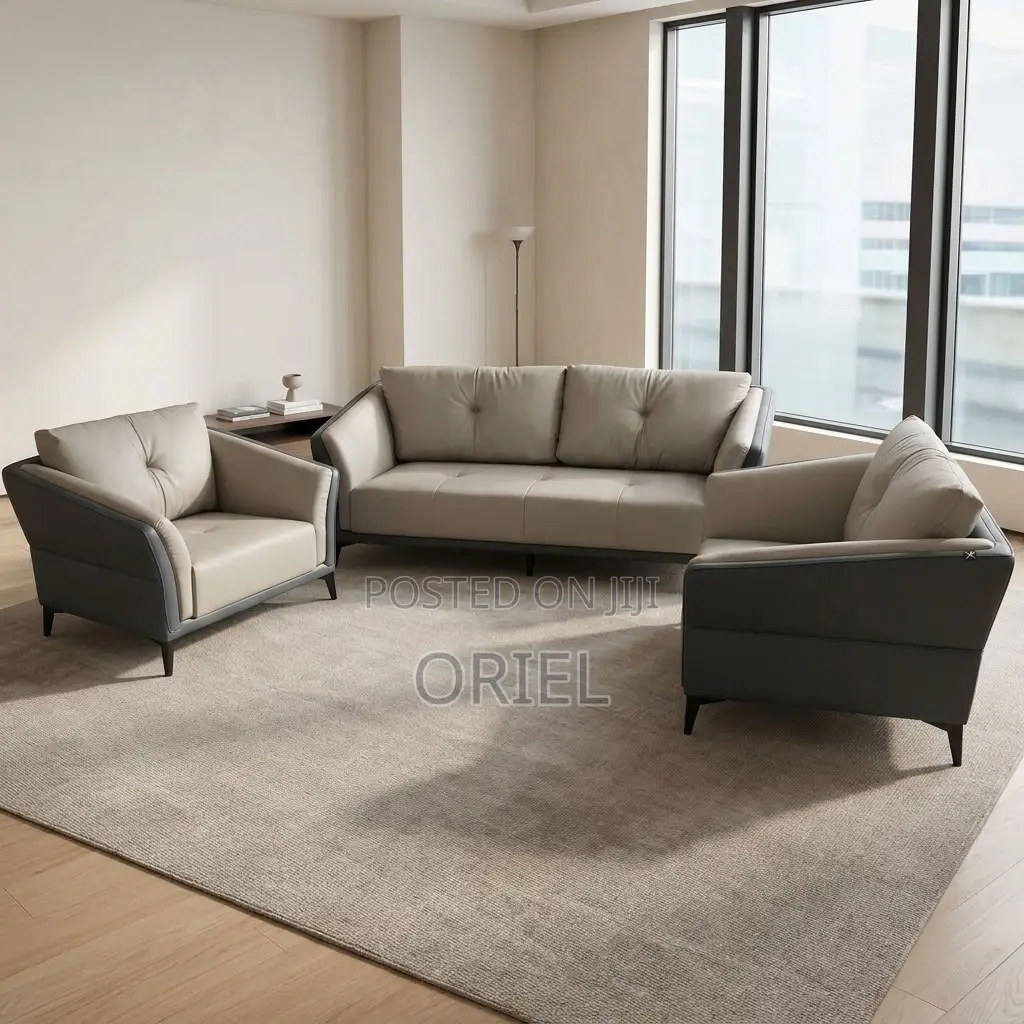 Office Sofa : Executive Five-Seat Home Office Lounge Couch