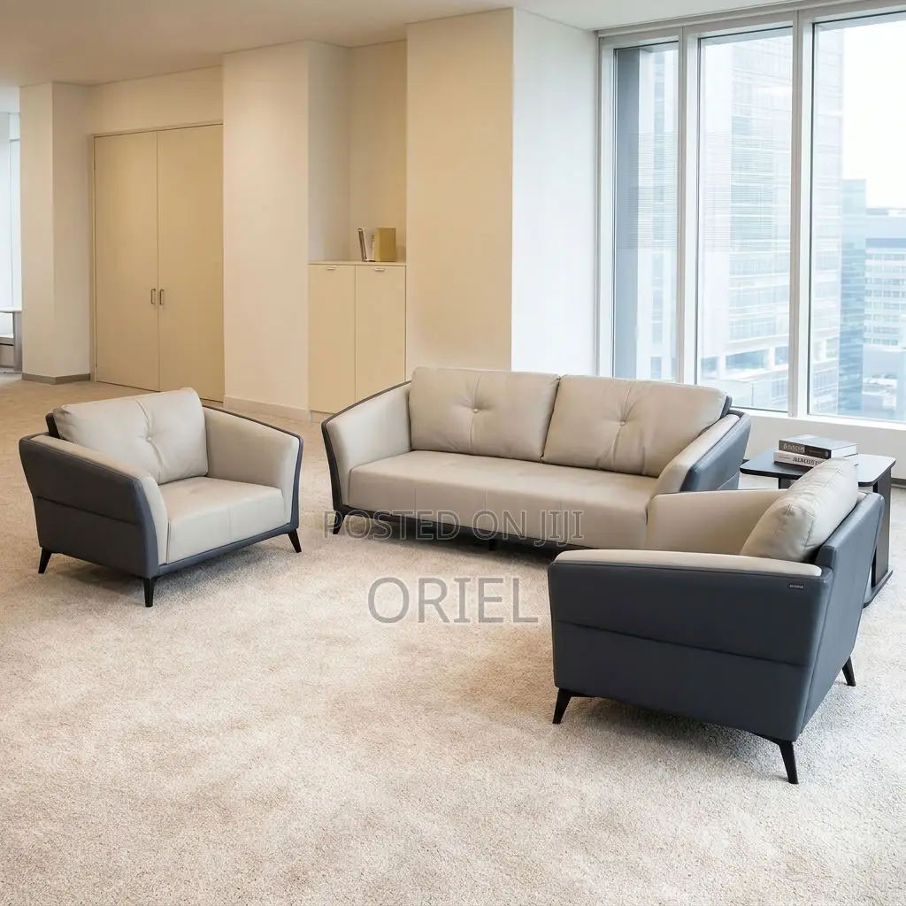 Office Sofa : Executive Five-Seat Home Office Lounge Couch