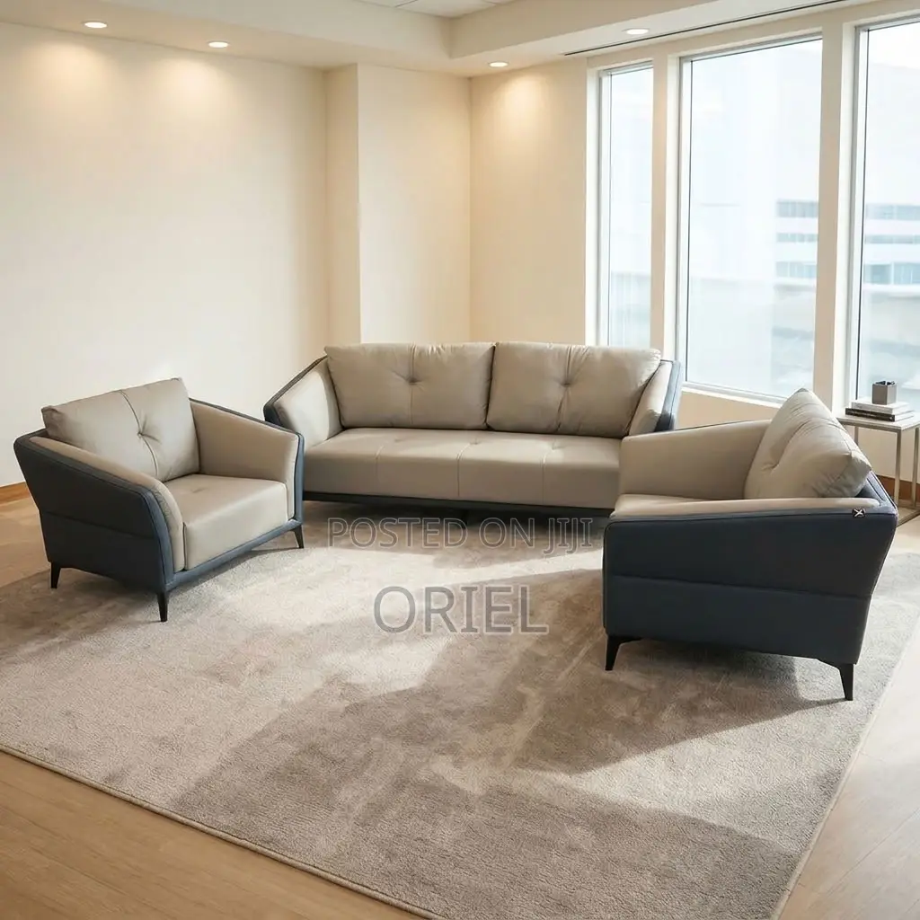 Office Sofa : Executive Five-Seat Home Office Lounge Couch
