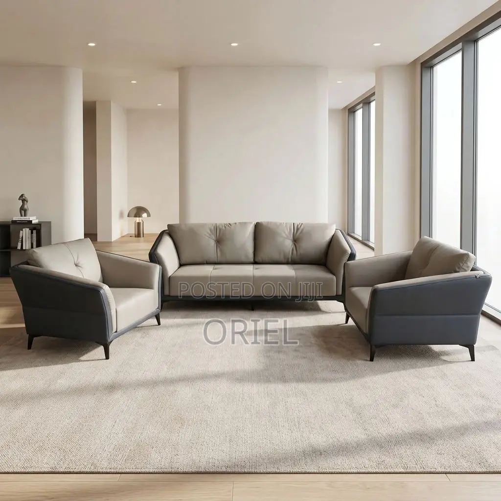 Office Sofa : Executive Five-Seat Home Office Lounge Couch