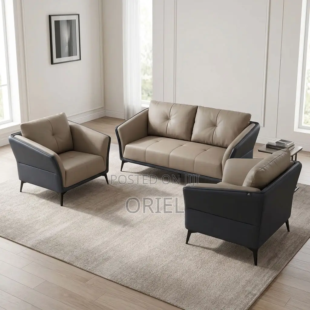 Office Sofa : Executive Five-Seat Home Office Lounge Couch