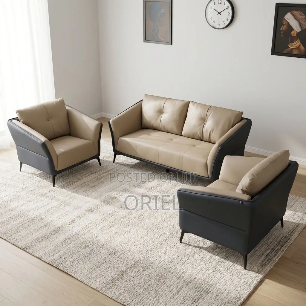 Office Sofa : Executive Five-Seat Home Office Lounge Couch