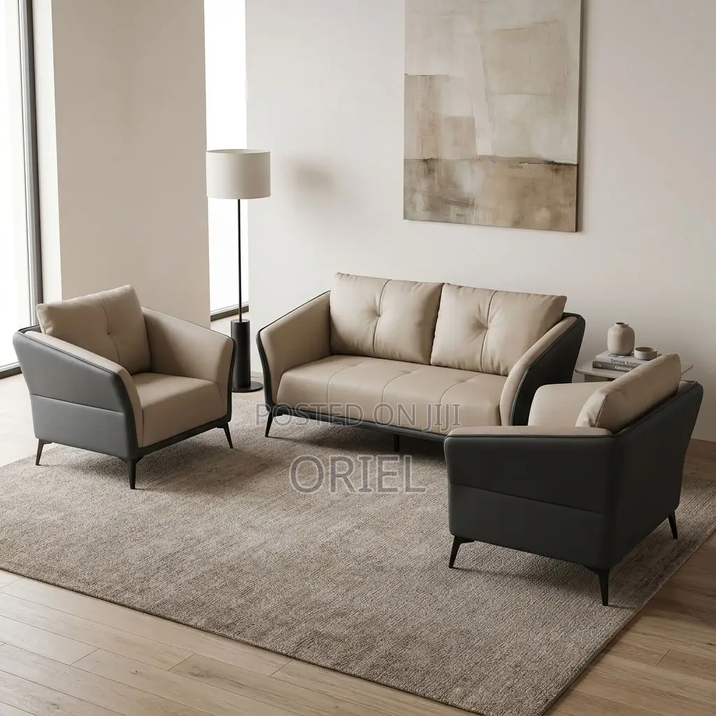 Office Sofa : Executive Five-Seat Home Office Lounge Couch