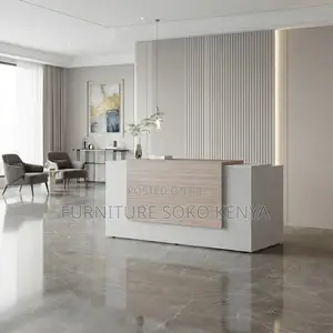 White Reception Table | 1400MM Executive Reception Desk