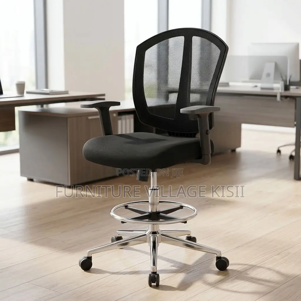 Midback Reception Office Chair-Black