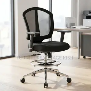 Midback Reception Office Chair-Black