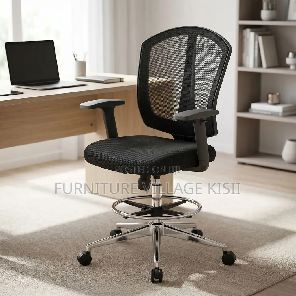 Midback Reception Office Chair-Black