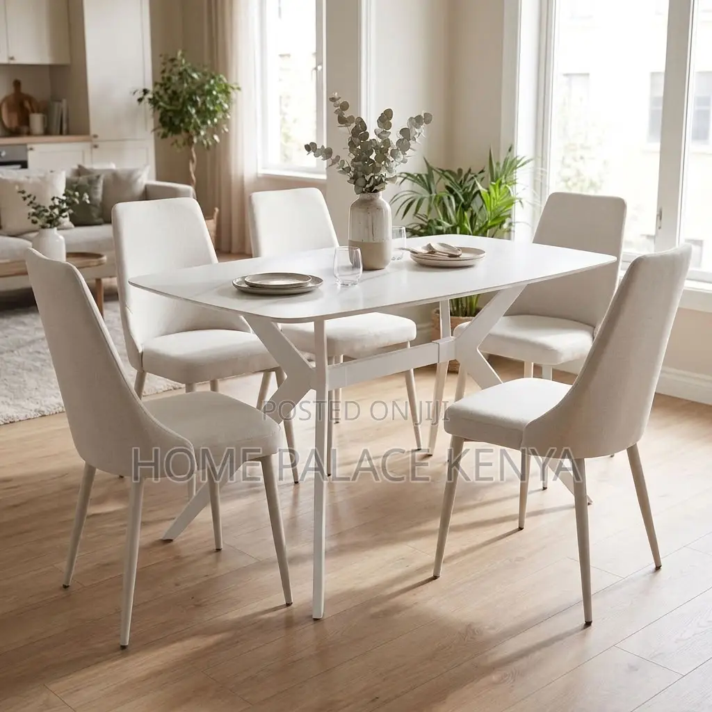 Home Dining Table; 1.3M by 0.7M Marble Top Dining Table