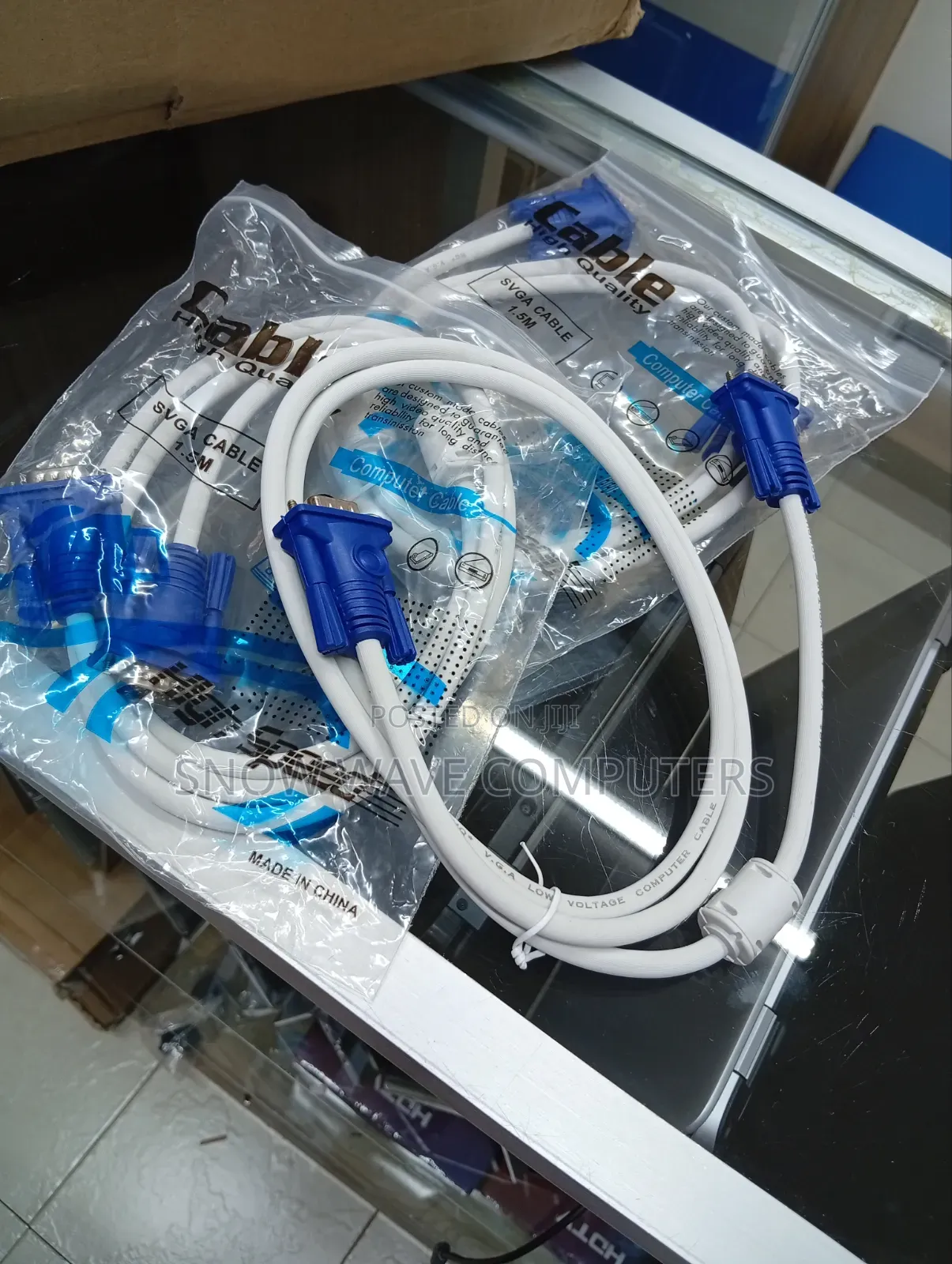High Quality 1.5m VGA Cable White