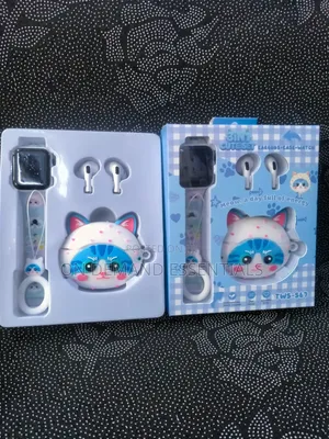 Cute Set Combo Labubu Case Smartwatch Earpods Case