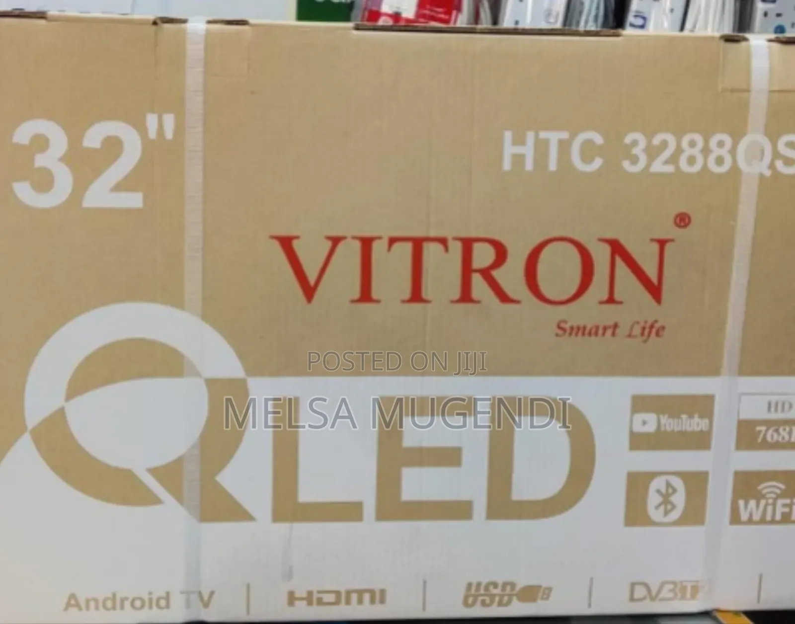 Vitron 32 Inch QLED Smart Android TV Frameless With Bluetooth
