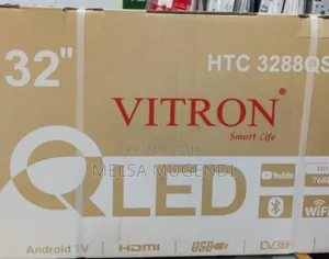 Vitron 32 Inch QLED Smart Android TV Frameless With Bluetooth
