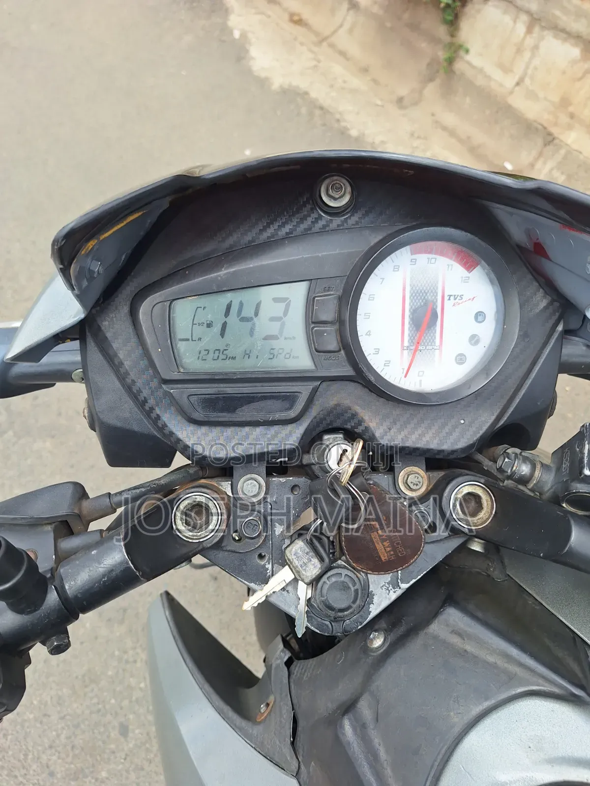 TVS Apache 180 RTR 2019 Gray