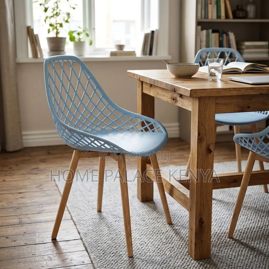 Home Chair; Breathable Plastic Dining Chair
