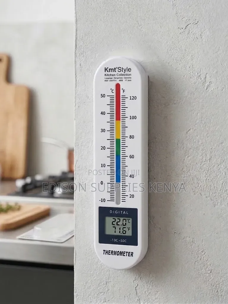 Kitchen Thermometer,Wall Mounted Digital Thermometer