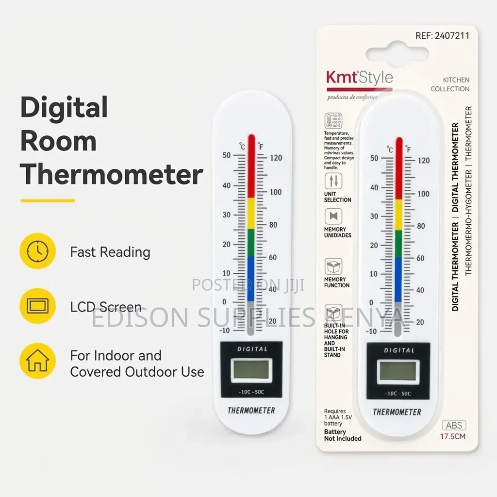 Kitchen Thermometer,Wall Mounted Digital Thermometer