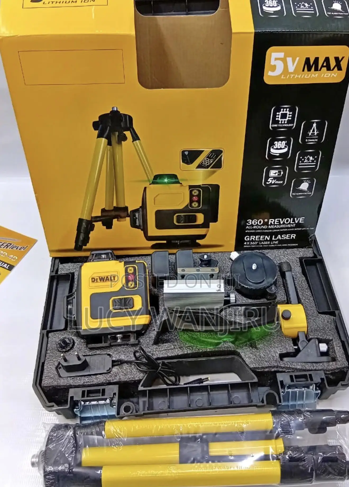 DeWalt Laser Level / Accurate Laser Level Machine 16 Line 4d