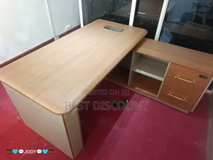Modern Executive Office Desk With Drawers