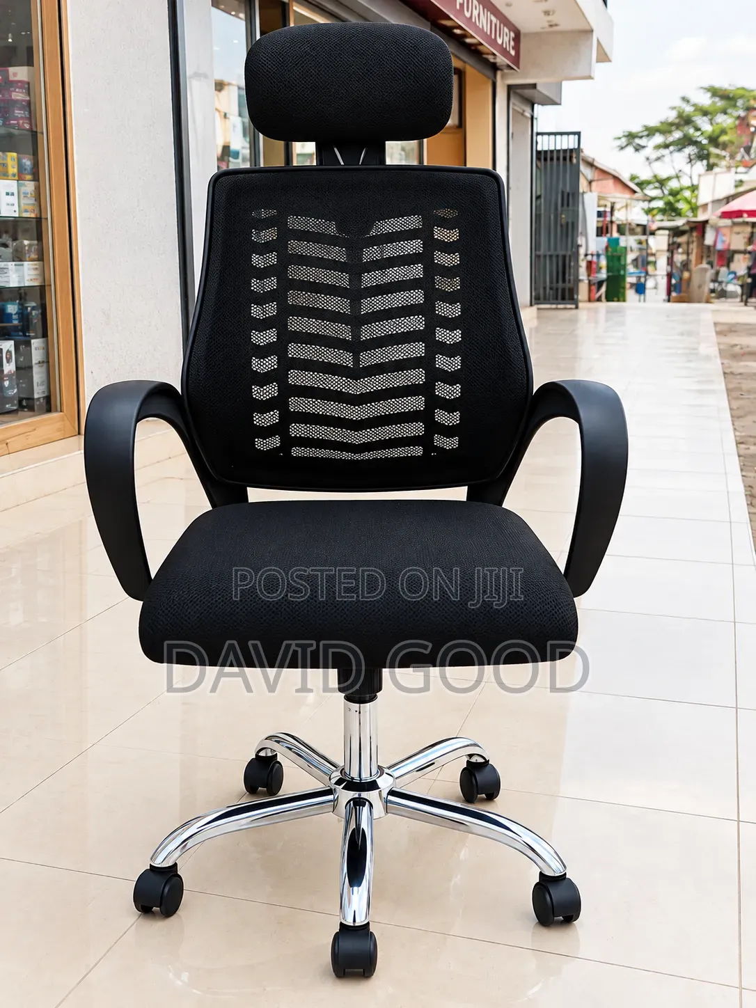 Office Chair Knob Adjustable Headrest