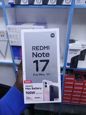 New Xiaomi Redmi Note 17 Pro Max 256 GB Black
