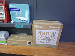 Hisense HS5100 540W 5.1 Channel Soundbar With Wireless Subwoofe