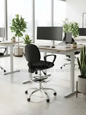 Receptionist Clerical Chair | Mid Backrest Ergonomic Reception Seat