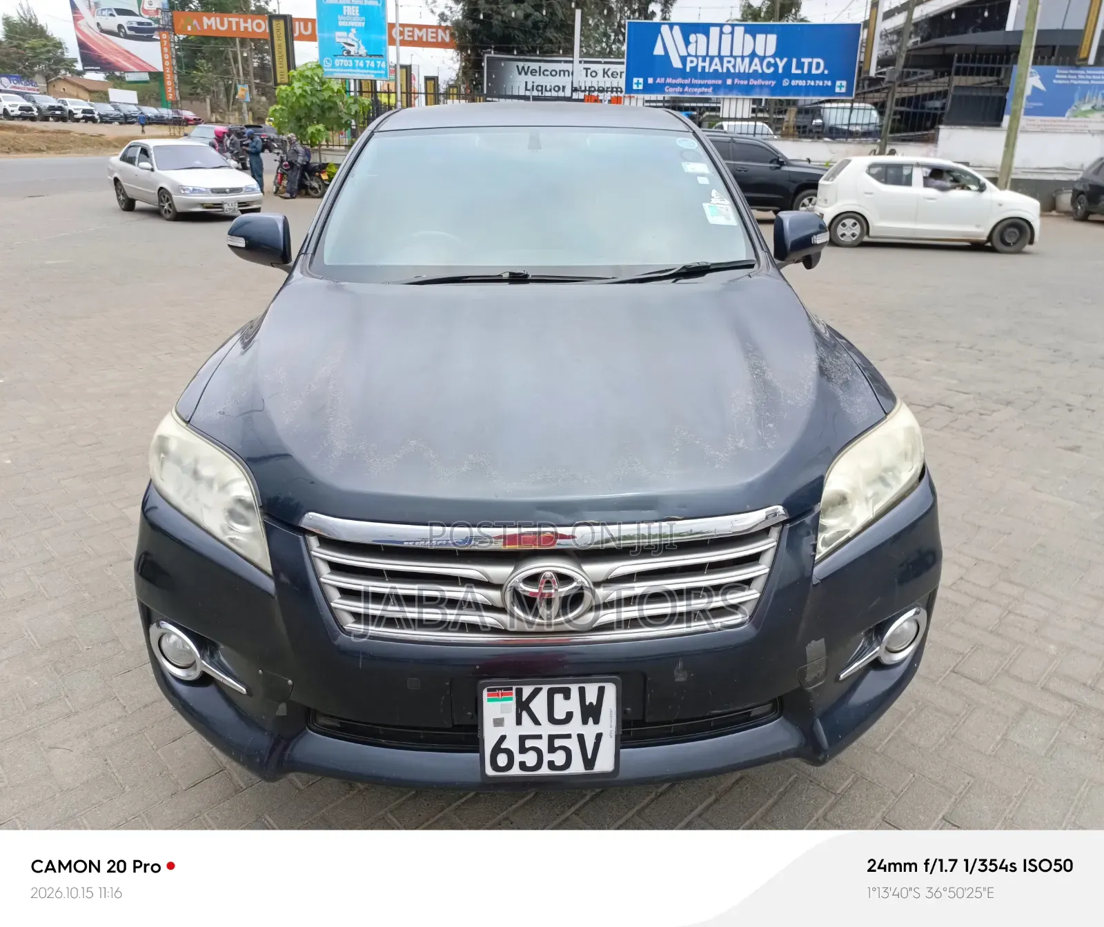 Toyota Vanguard 2012 Black