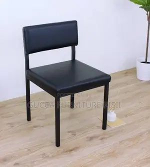 Black Armless Catalina Reception Stackable Chair