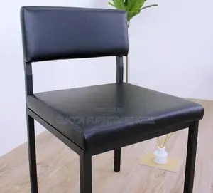 Black Armless Catalina Reception Stackable Chair
