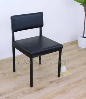 Black Armless Catalina Reception Stackable Chair