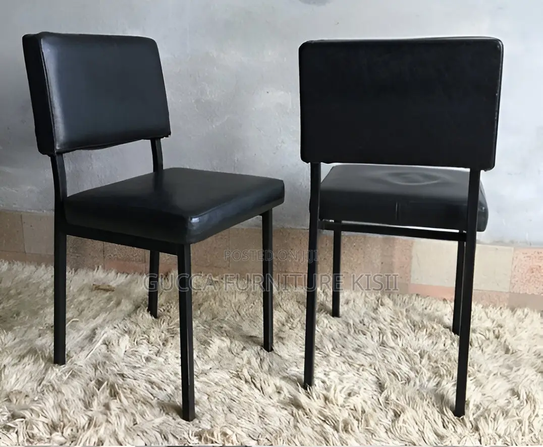 Black Armless Catalina Reception Stackable Chair