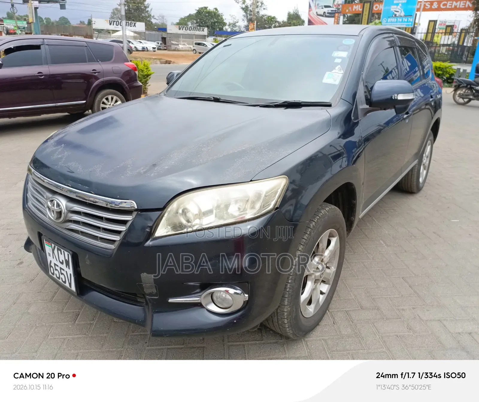 Toyota Vanguard 2012 Black