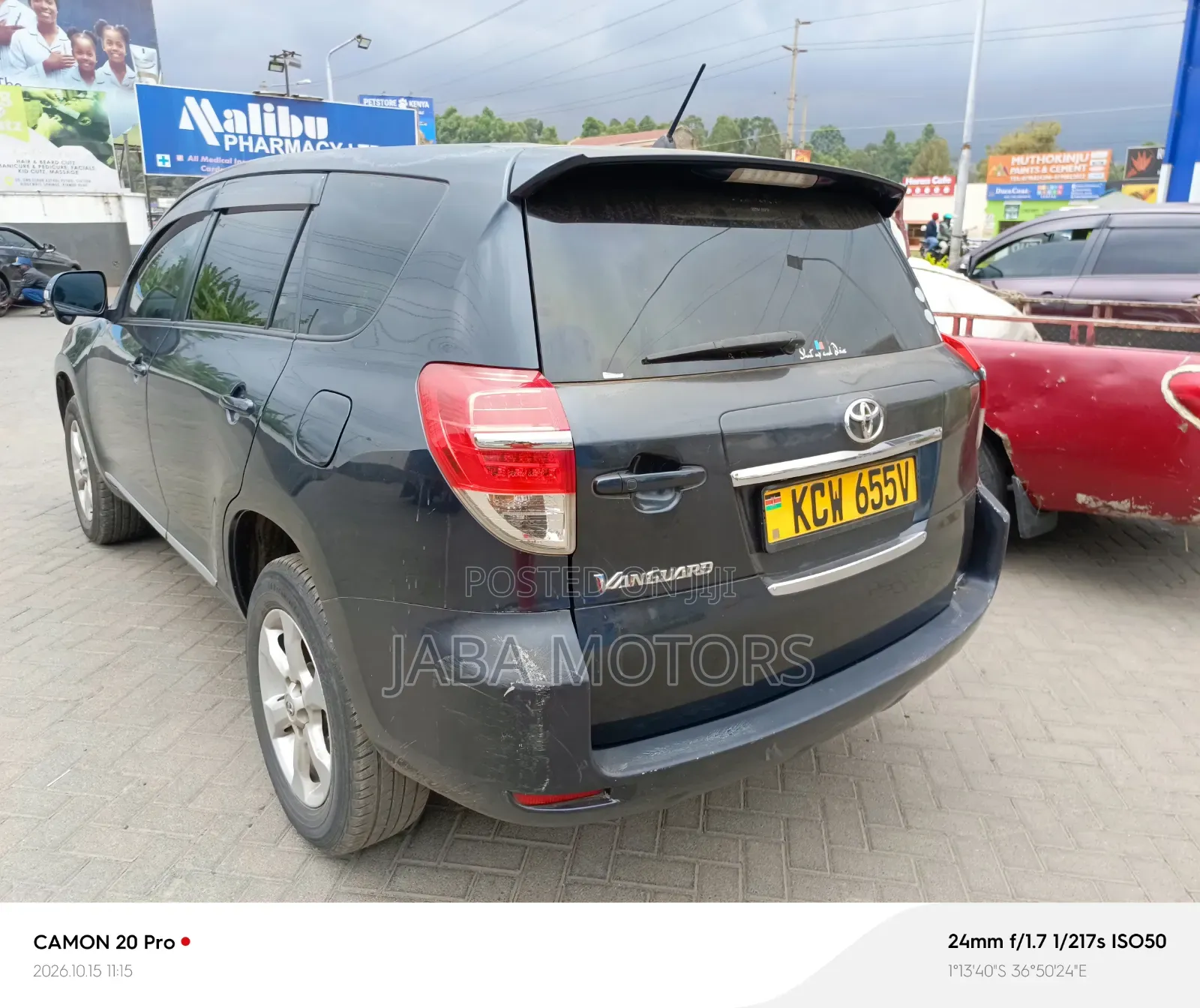 Toyota Vanguard 2012 Black