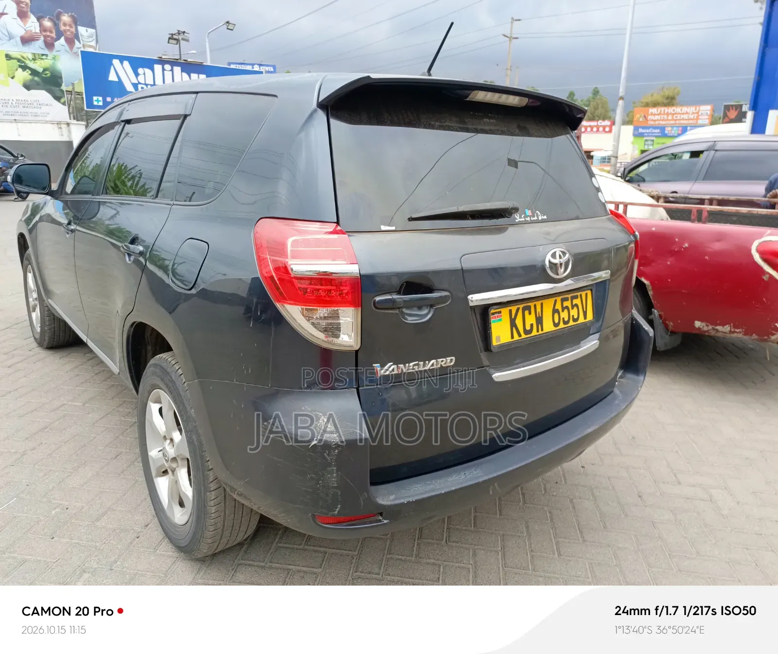 Toyota Vanguard 2012 Black