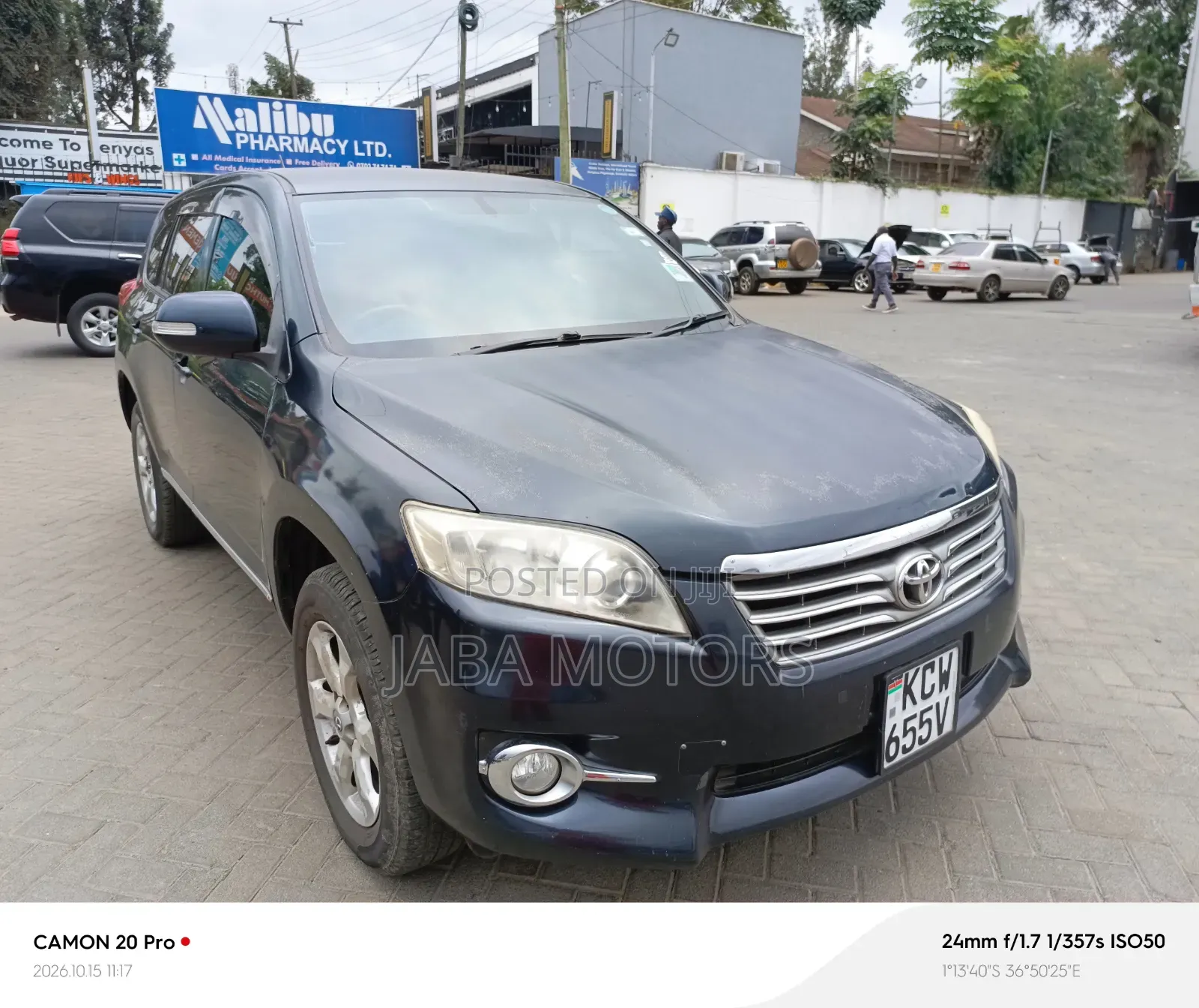 Toyota Vanguard 2012 Black